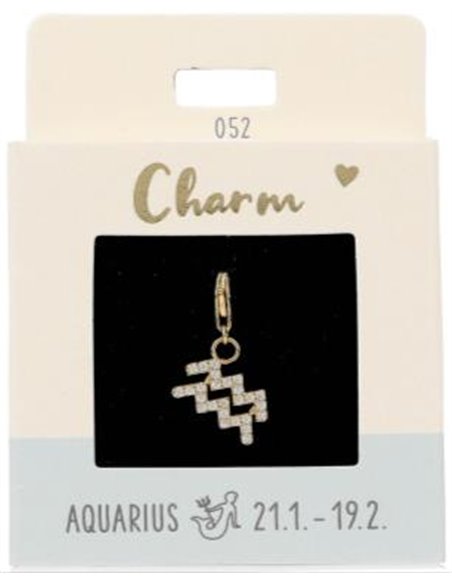 Charm Nr.52 Verseau or