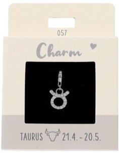 Charm Nr.57 Taureau argent