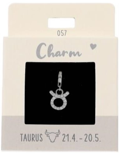 Charm Nr.57 Taureau argent