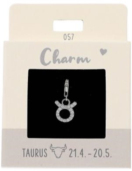 Charm Nr.57 Taureau argent