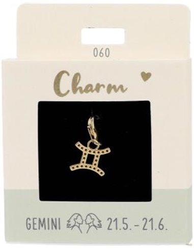 Charm Nr.60 Gémeaux or