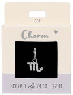 Charm Nr.69 Scorpion argent
