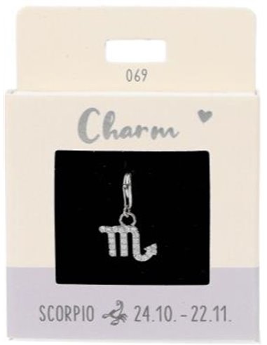Charm Nr.69 Scorpion argent