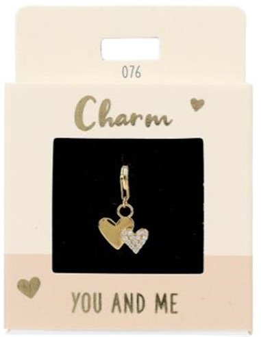 Charm Nr.76 2 Coeuren or