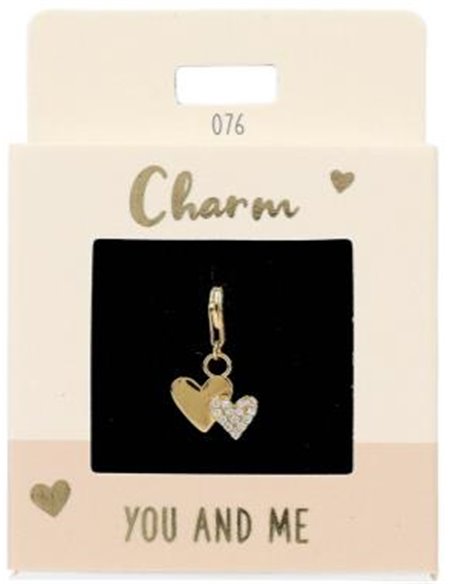 Charm Nr.76 2 Coeuren or