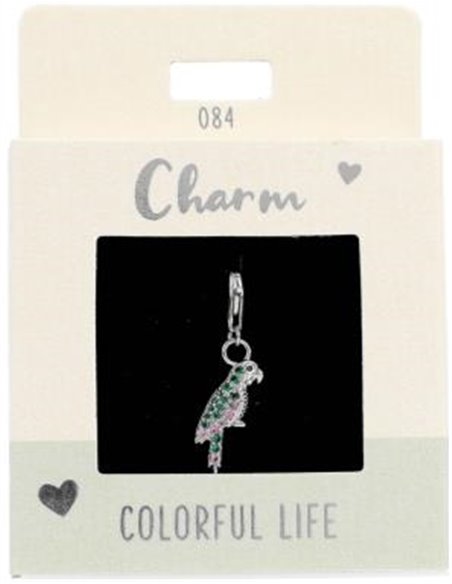 Charm Nr.84 Perroquet argent
