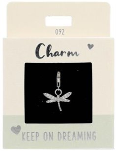 Charm Nr.92 Libellule argent