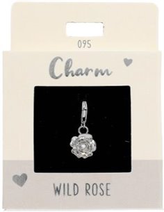 Charm Nr.95 Fleur argent
