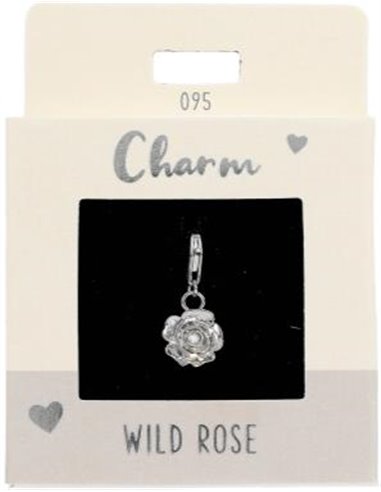 Charm Nr.95 Fleur argent