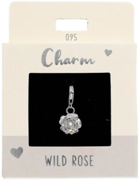 Charm Nr.95 Fleur argent
