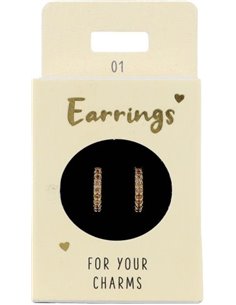 Boucles d'oreille Nr.1 or pierres or
