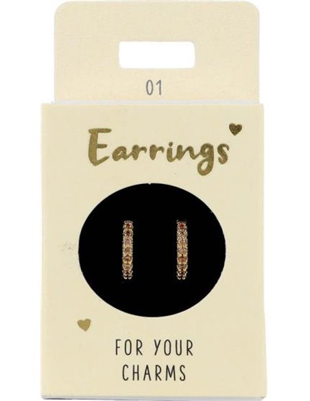 Boucles d'oreille Nr.1 or pierres or