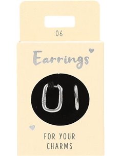 Boucles d'oreille Nr.6 argent ovale