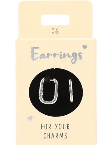 Boucles d'oreille Nr.6 argent ovale