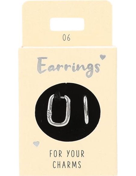 Boucles d'oreille Nr.6 argent ovale