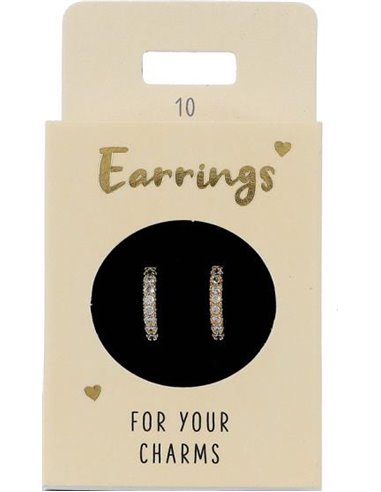 Boucles d'oreille Nr.10 or + pierres