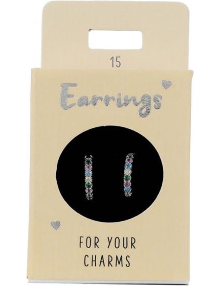 Boucles d'oreille Nr.15 argent pierres 