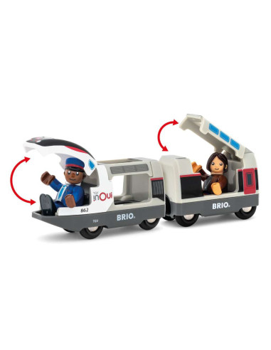 BRIO TGV INOUI SNCF - Train à grande vitesse miniature