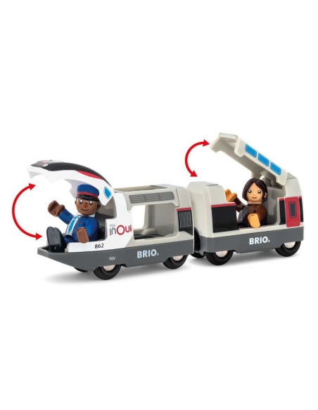 BRIO TGV INOUI SNCF - Train à grande vitesse miniature