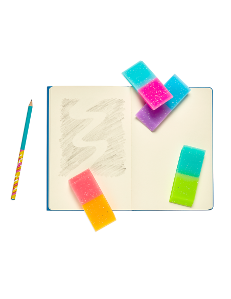 Gomme géante à paillettes - Oh my glitter jumbo erasers - Ooly