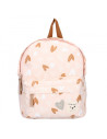 Sac à dos enfant coeurs - Rose/caramel