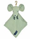 Perlipopette doudou souris sauge - mailou