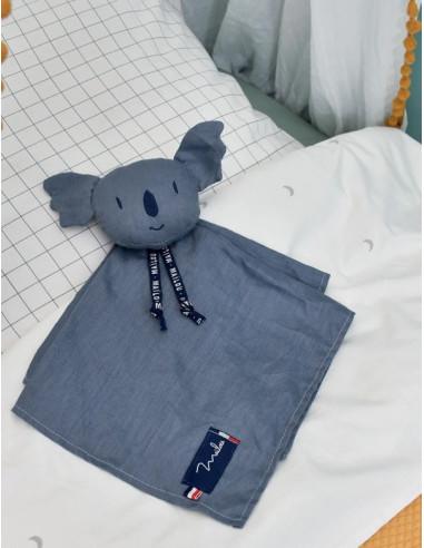 Perlipopette doudou koala bleu - mailou