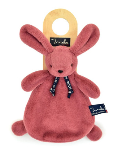 Doudou Lapin Bois de Rose