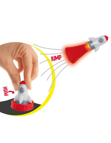 Monster cars fusée sautante avec led spacefun