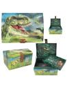 Dino World Coffre à trésor avec code, son et lumière
