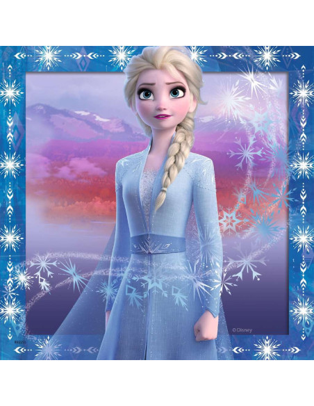 Puzzles La Reine des Neiges 2 - Le voyage commence | 3x49 pièces
