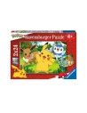 Ravensburger - Puzzles 2x24 pièces - Pikachu et ses amis Pokémon 