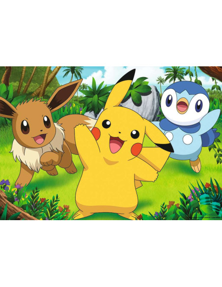 Ravensburger - Puzzles 2x24 pièces - Pikachu et ses amis Pokémon 