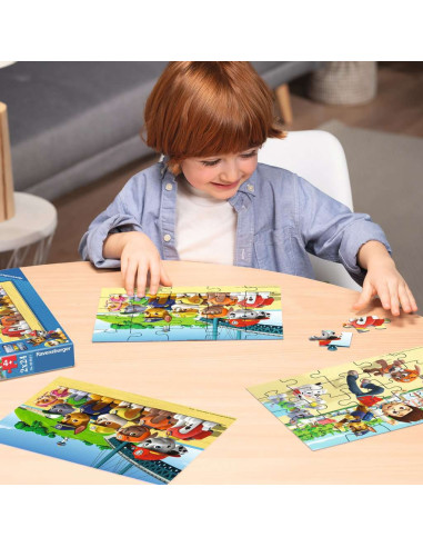 Puzzles Pat'Patrouille 2x24 pièces - Chiens héroïques