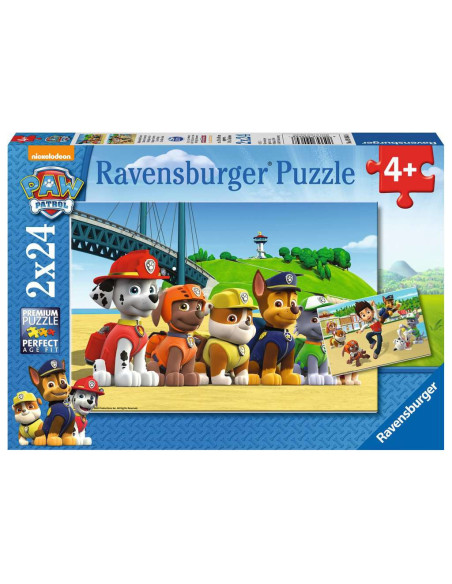 Puzzles Pat'Patrouille 2x24 pièces - Chiens héroïques