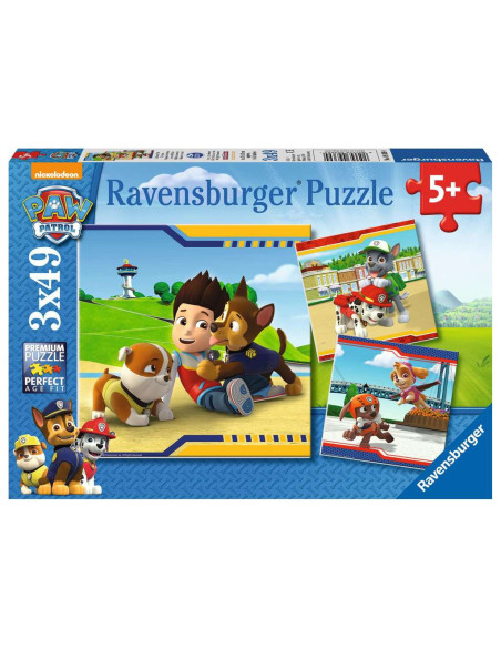 Puzzles Pat'Patrouille 3x49 pièces - Héros à fourrure