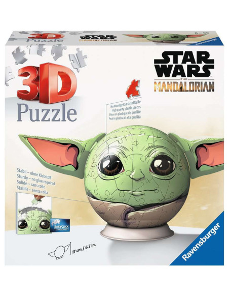 Ravensburger - Puzzle 3D Ball - Star Wars The Mandalorian Grogu 