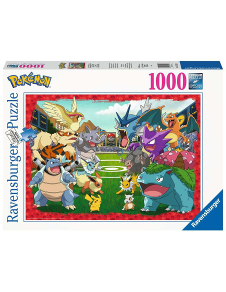 Ravensburger - Puzzle 1000 pièces - L'affrontement des Pokémon