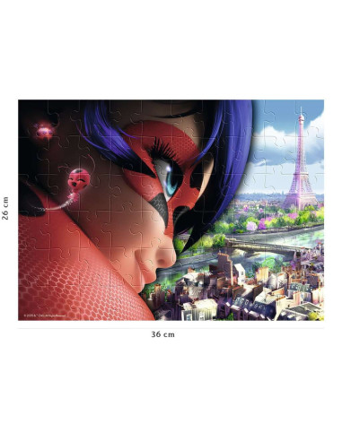 Nathan - Puzzle 60 pièces - Miraculous Ladybug