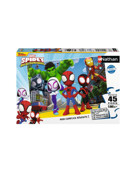 Nathan - Puzzle 45 pièces - Spidey et ses amis extraordinaires