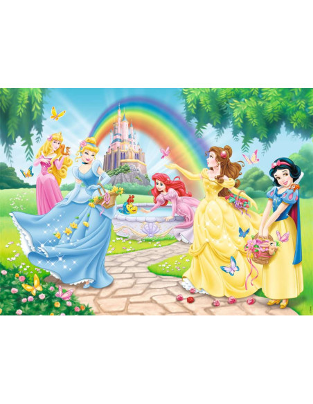 Nathan - Puzzle 100 pièces - Le jardin des princesses Disney 