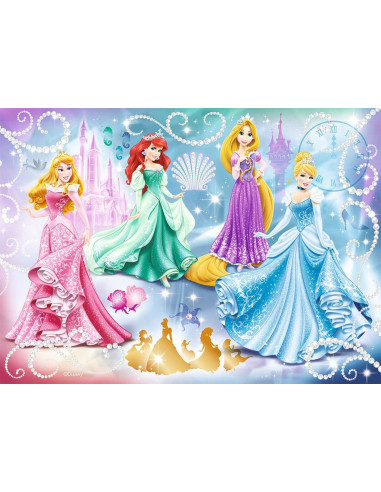 Nathan - Puzzle 100 pièces - Princesses étincelantes