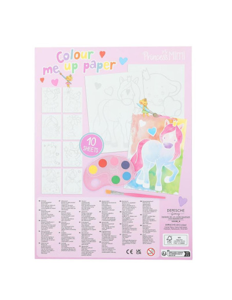 Princesse Mimi Papier à colorier