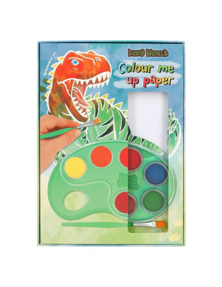 Dino World Papier à colorier