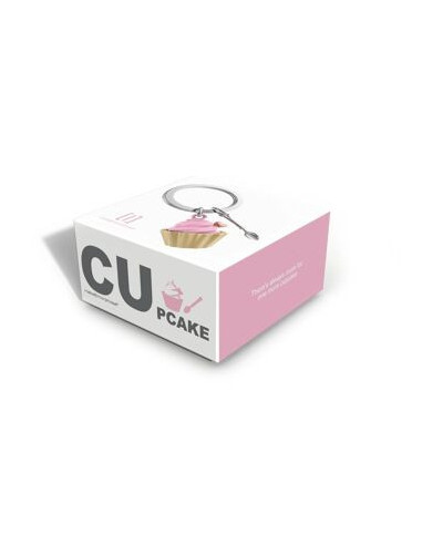 Porte-clés Cupcake fraise