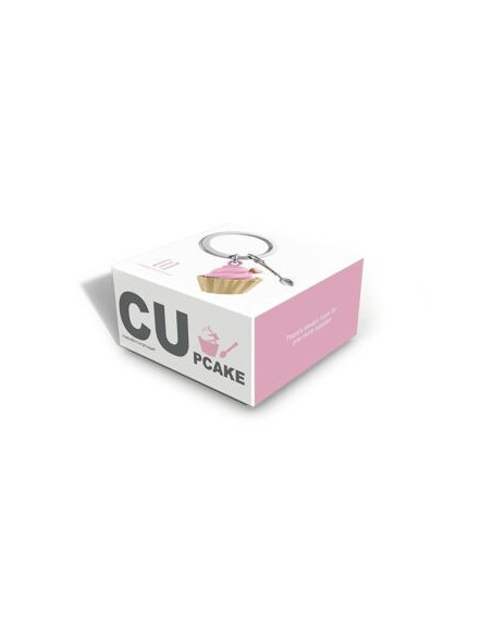 Porte-clés Cupcake fraise
