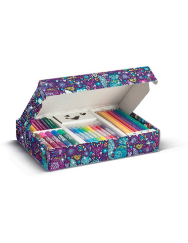 Kit de coloriages scintillant 31 pièces - Maped