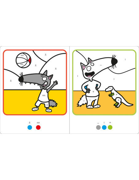 P'tit loup - mes coloriages magiques - tracés et formes
