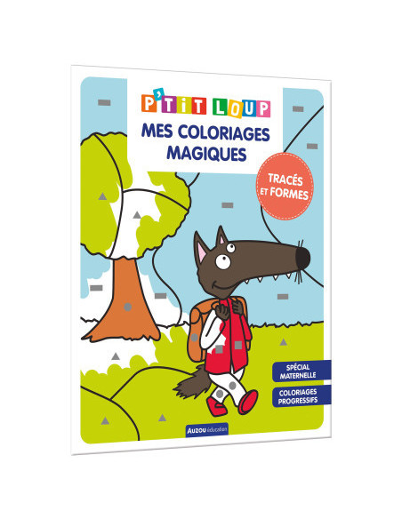 P'tit loup - mes coloriages magiques - tracés et formes
