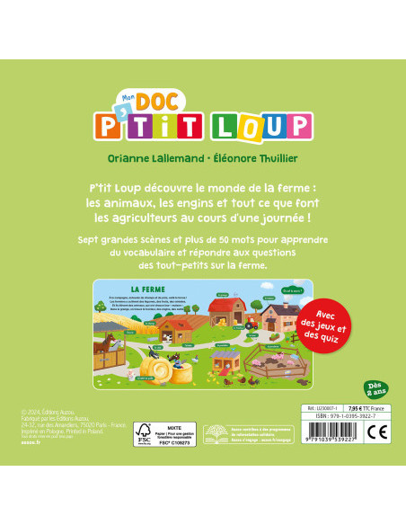 Mon doc p'tit loup - la ferme